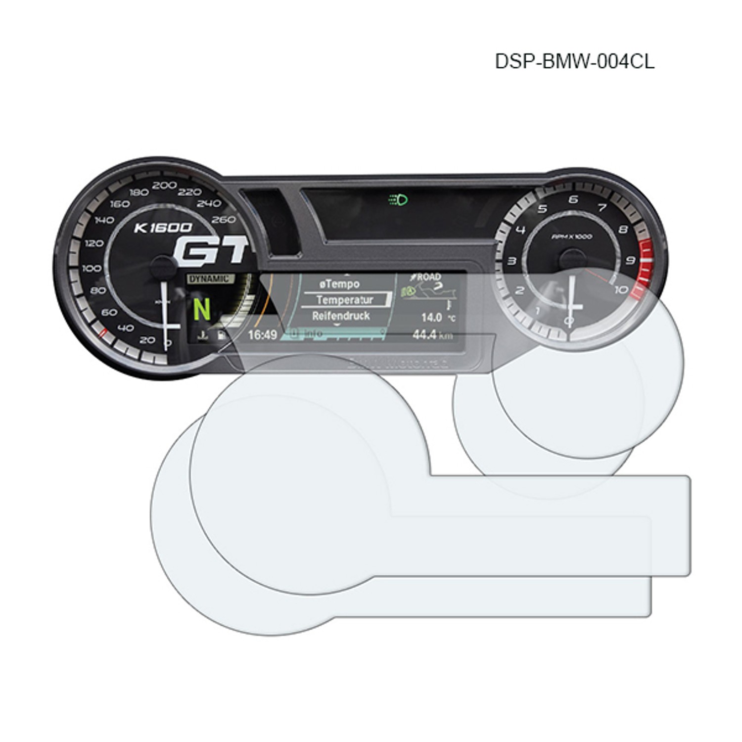 R&G Racing Dashboard Screen Protector kit for BMW K1600GT/GTL/Grand America '17-'21 R&G Racing Dashboard Screen Protector kit for BMW K1600GT/GTL/Grand America '17-'21